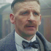 Peaky Blinders Arthur Shelby Diamond Piantings