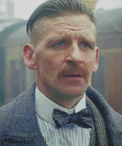 Peaky Blinders Arthur Shelby Diamond Piantings