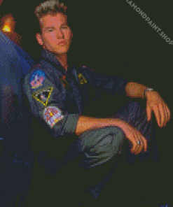 Retro Young Val Kilmer Diamond Paintings