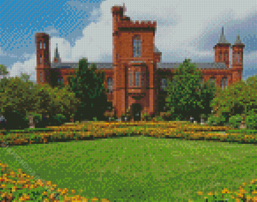 Smithsonian Institution Building Diamond Paintings