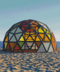 Toronto Beach Winter Stations Diamond Paintings