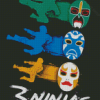 3 Ninjas Art Diamond Paintings