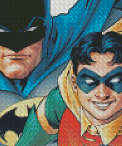 Aesthetic Batman And Robin Diamond Paintings