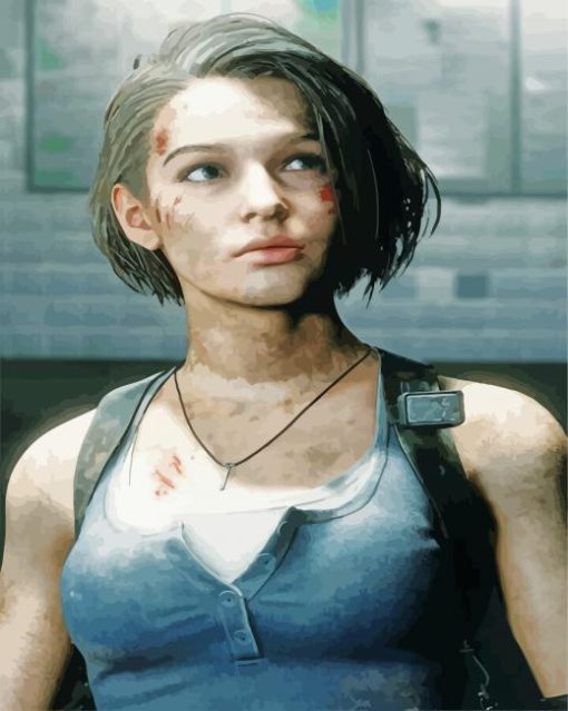 Agent Jill Valentine Diamond Paintings