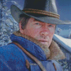 Arthur Morgan Game Character Diamond Paintings