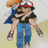 Ash And Misty Pokemon Diamond Paintings