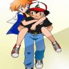 Ash And Misty Pokemon Diamond Paintings