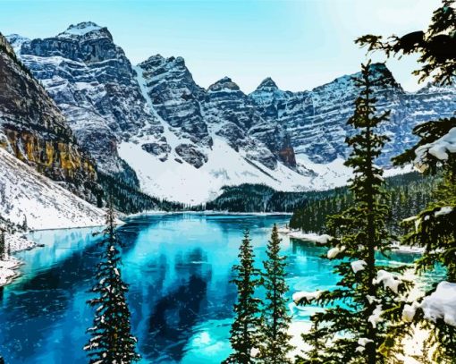 Banff National Park In WIinter Diamond Paintings