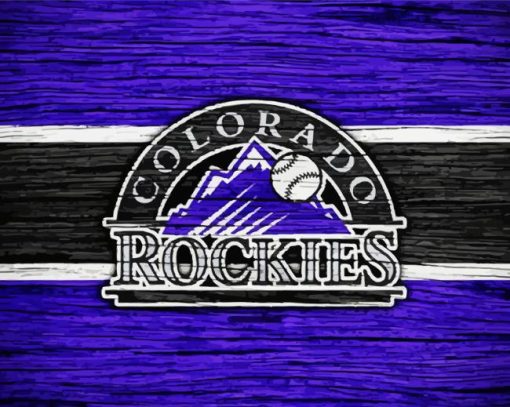 Baseball Logo Colorado Rockies Diamond Paintings