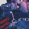 Bates Motel Illustartion Art Diamond Paintings