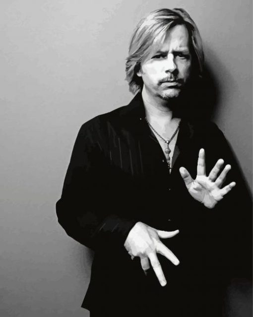 Black And White David Spade Diamond Paintings