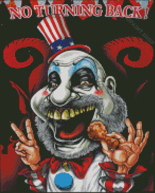 Captain Spaulding Caricature Diamond Paintings