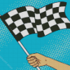 Checkered Flag Diamond Paintings