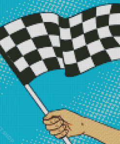 Checkered Flag Diamond Paintings