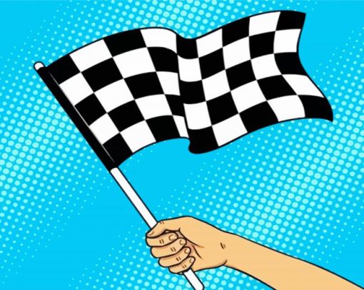 Checkered Flag Diamond Paintings