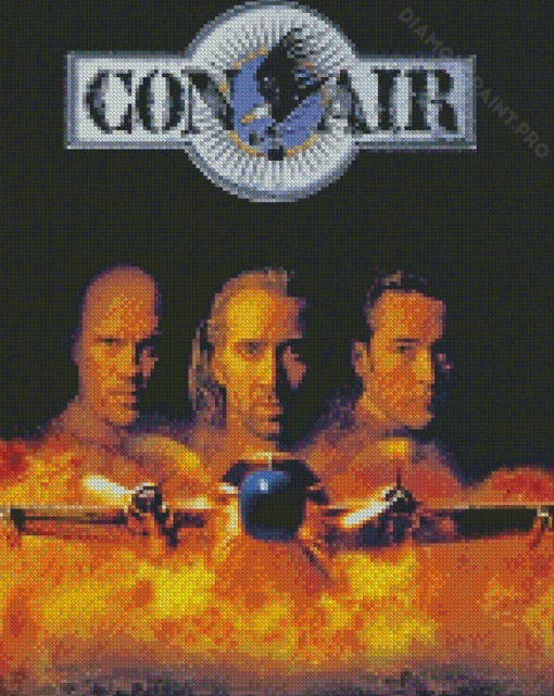 Con Air Poster Diamond Paintings