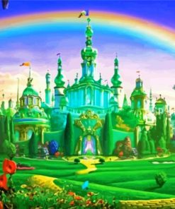 Emerald City Castle Diamond Paintings