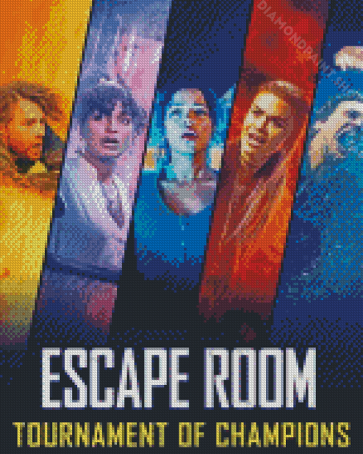 Escape Room Tournament Of Champion Poster Diamond Paintings