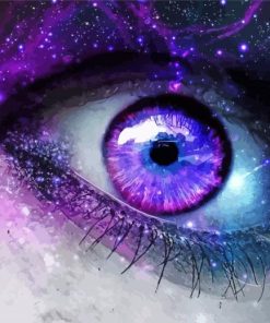 Fantasy Violet Eyes Diamond Paintings