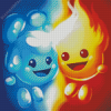 Fire And Ice Diamond Paintings