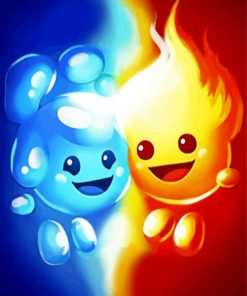 Fire And Ice Diamond Paintings