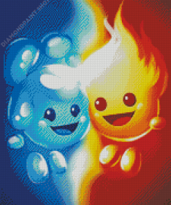 Fire And Ice Diamond Paintings