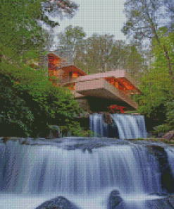 Frank Lloyd Wright Fallingwaters Diamond Paintings