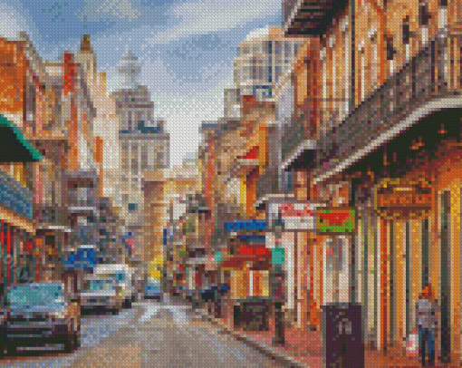 French Quarter In New Orleans Diamond Paintings