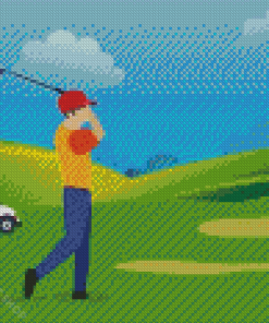 Golf Guy Diamond Paintings