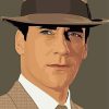 Illustration Jon Hamm Diamond Paintings