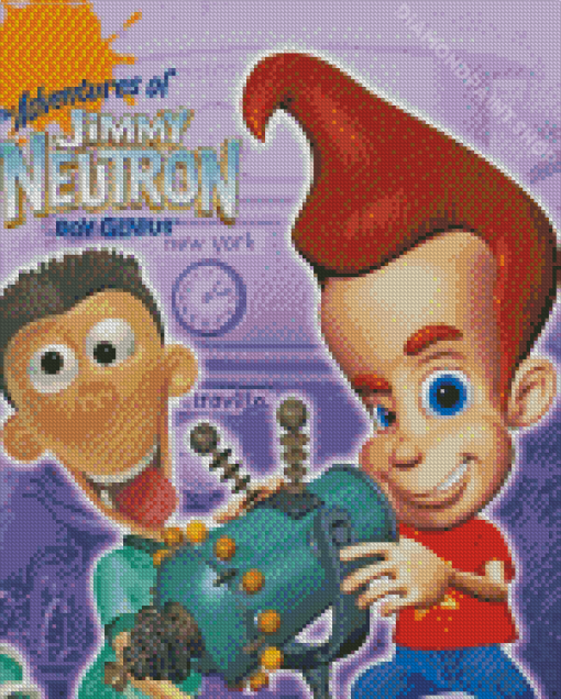 Jimmy Neutron Poster Diamond Paintings