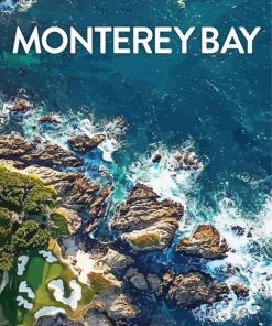 Monterey Bay Illustartion Diamond Paintings