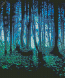 Mysterious Dak Forest Diamond Paintings