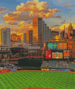 Orioles Park At Camden Yards Stadium Diamond Paintings