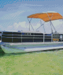 Pontoon Boat Diamond Paintings