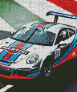 Porsch 911 Martini Car Diamond Paintings