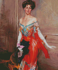 Portrait Of Elizabeth Wharton Drexel Boldini Diamond Paintings