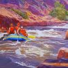 River Rafting With Friends Diamond Paintings