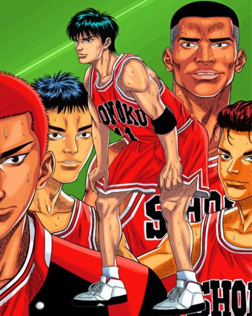 Slam Dunk Anime Characters Diamond Paintings