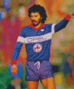 Socrates Footballer Diamond Paintings