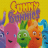 Sunny Bunnies Animation Poster Diamond Paintings