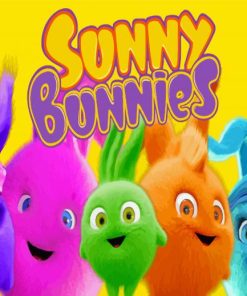 Sunny Bunnies Animation Poster Diamond Paintings