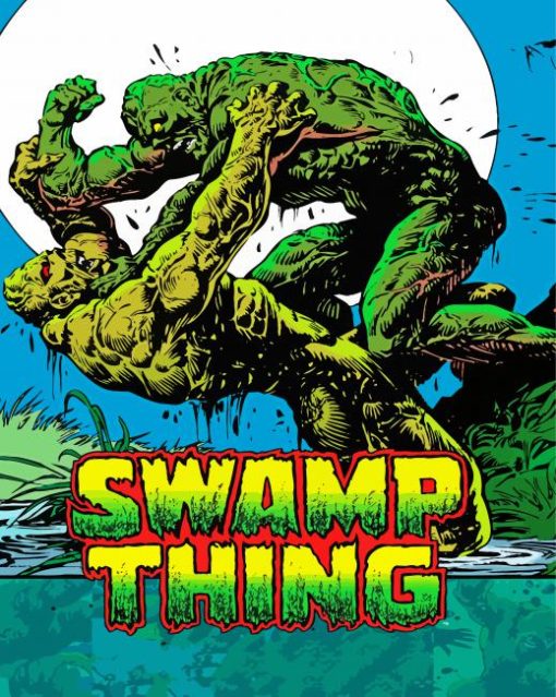 Swamp Thing Poster Diamond Paintings