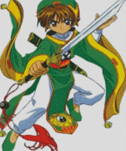 Syaoran Li Anime Character Diamond Paintings