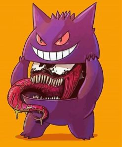 Venom Gengar Diamond Paintings