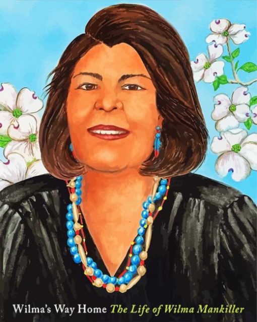 Wilma Mankiller Art Diamond Paintings