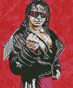 Wrestler Bret Hart Art Diamond Paintings