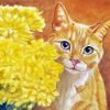 Aesthetic Orange Tabby Cat Diamond Paintings