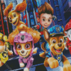 Aesthetic Paw Patrol Art Diamond Paintings