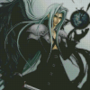 Aesthetic Sephiroth Illustration Diamond Paintings